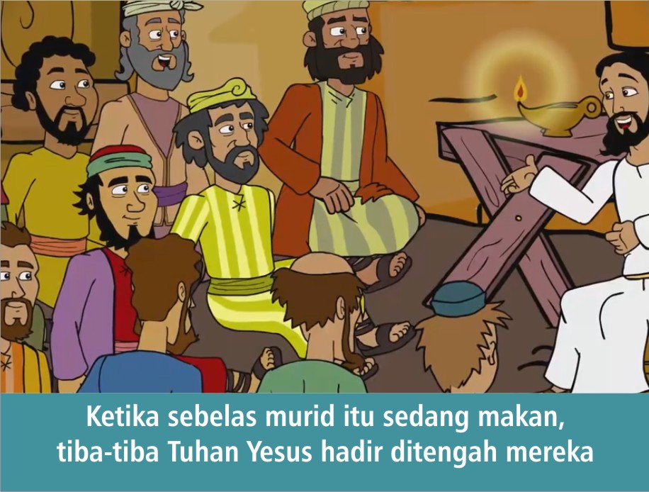 Komik Alkitab Anak: Tuhan Yesus Naik ke Surga