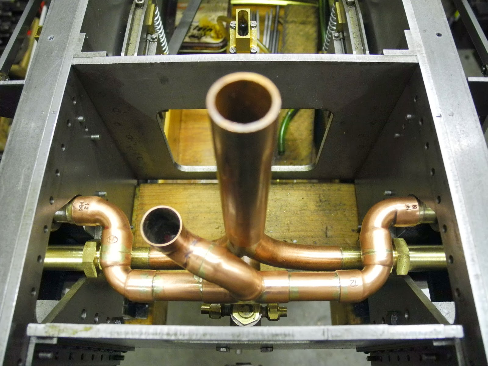 Württembergische T3 Smokebox steam pipe arrangements