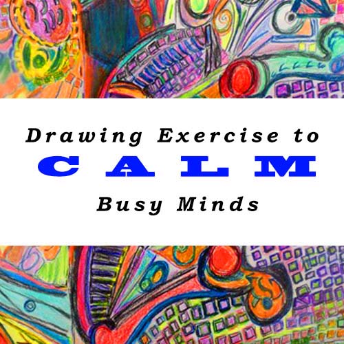 The Art Therapy Journey of an Art Therapist Drawing Exercise to Calm