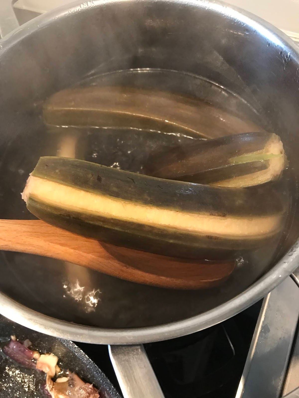 Once upon a cook Boiled Green Banana with Salted Mackerel