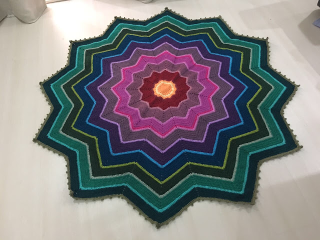 OYA's WORLD- Crochet-Knitting: Crochet: Ver2: 12-pointed star ripple ...