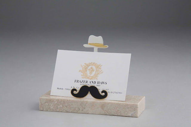Frazer and Haws - Visiting Card Holder Mustachios Rs 3200 Frazer and Haws - Visiting Card Holder Mustachios Rs 3200