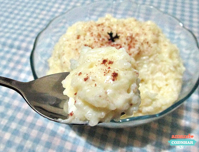 Arroz doce com coco