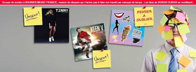 keen'v, shy'm, tal, arnaud lefeuvre, laurence delbasty, thierry chassagne, SOS warner music france, label warner, warner music group, duran duran, paper gods, johnny hallyday, de l'amour, j'ai piscine
