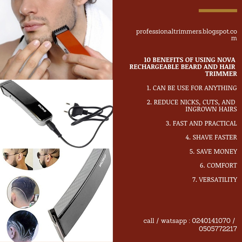 Professional Trimmers Benefits Of Using An Electric Shaver