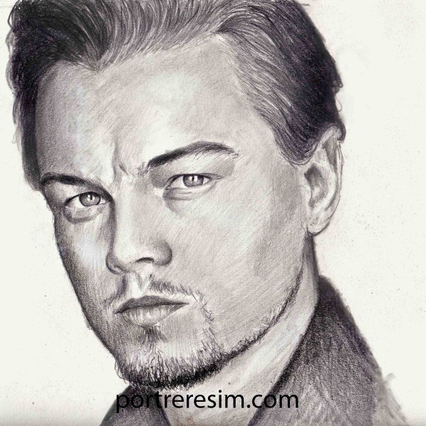 leonardo di caprio resim karakalem