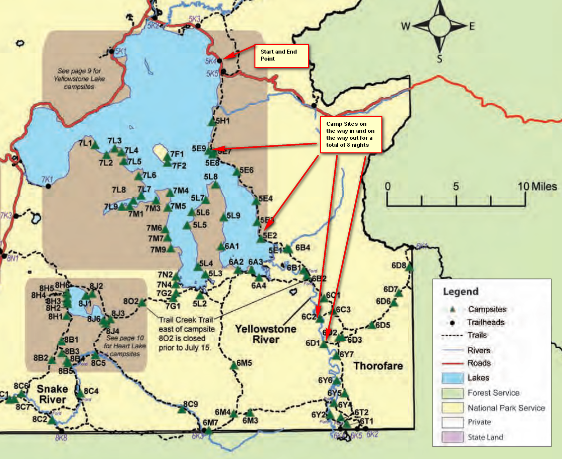 Yellowstone Fishing Map