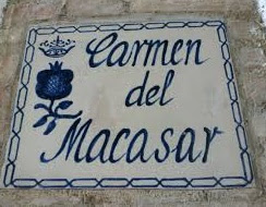 Spanish Ceramic Street Plaque, Granada