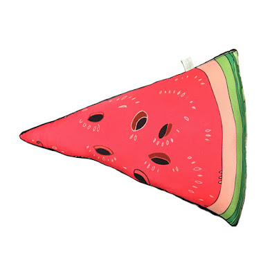 Watermelon silk cushion