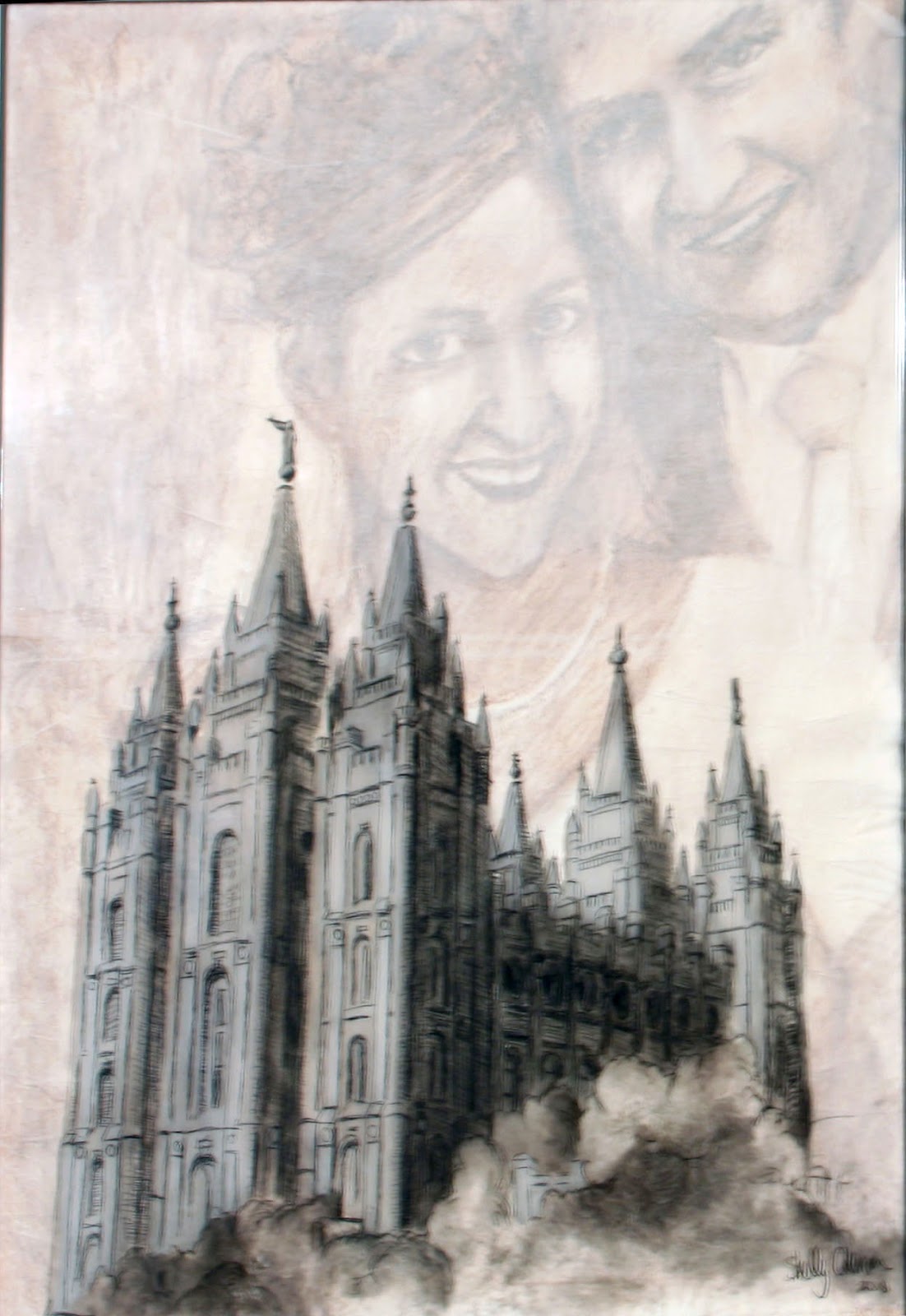 Shelly Coleman artist Glass Etching