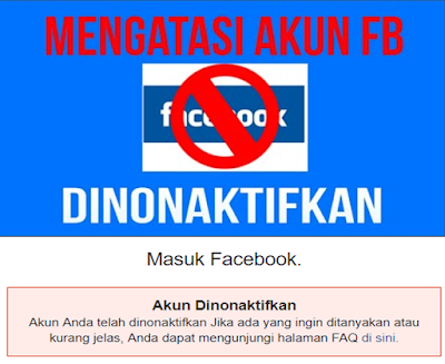 atasi akun facebook nonaktif