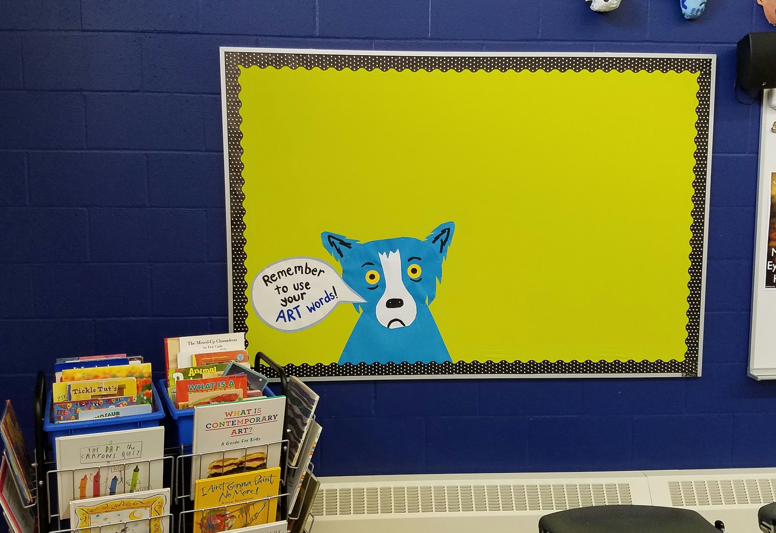Crazy Busy Art Room Borders...Staples....Bulletin Boards. OH, MY!