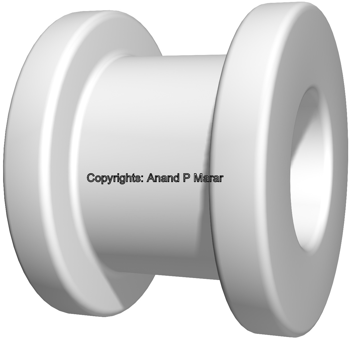 PTFE/Teflon Collar Button Grommet