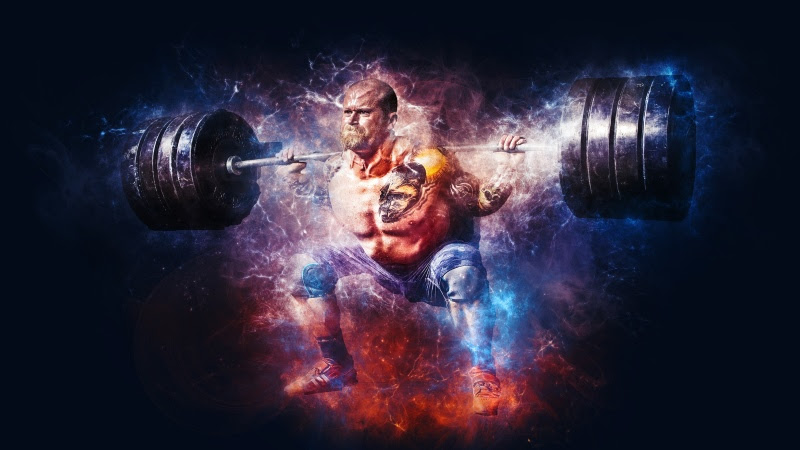 Weightlifting at Gym