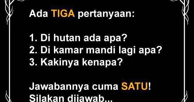 Pertanyaan Lucu Untuk Kahoot