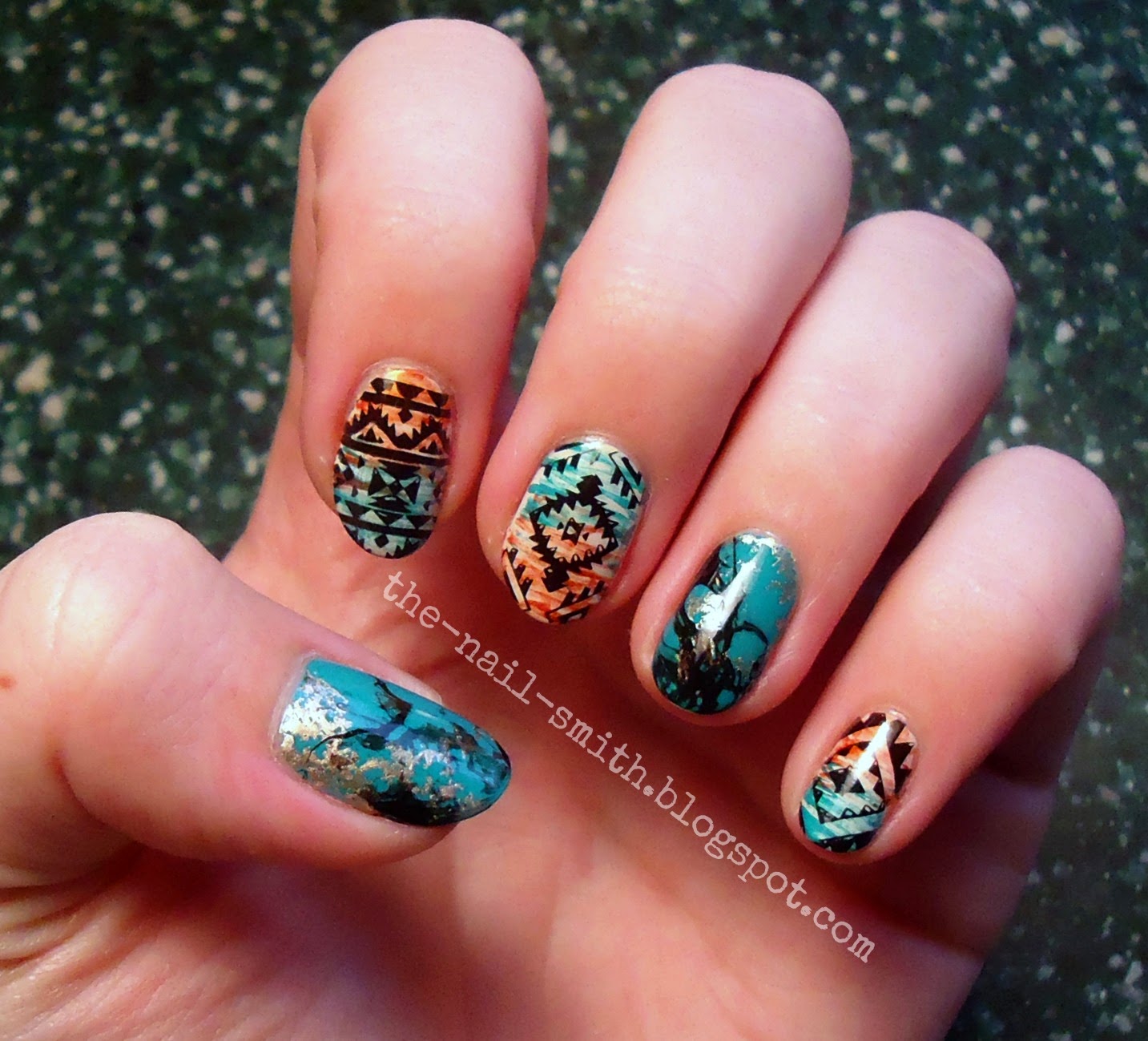 The Nail Smith: Funky Fresh Tribal for Thanksgiving