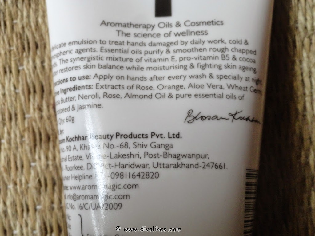 Aroma Magic Hand Cream Review Diva Likes