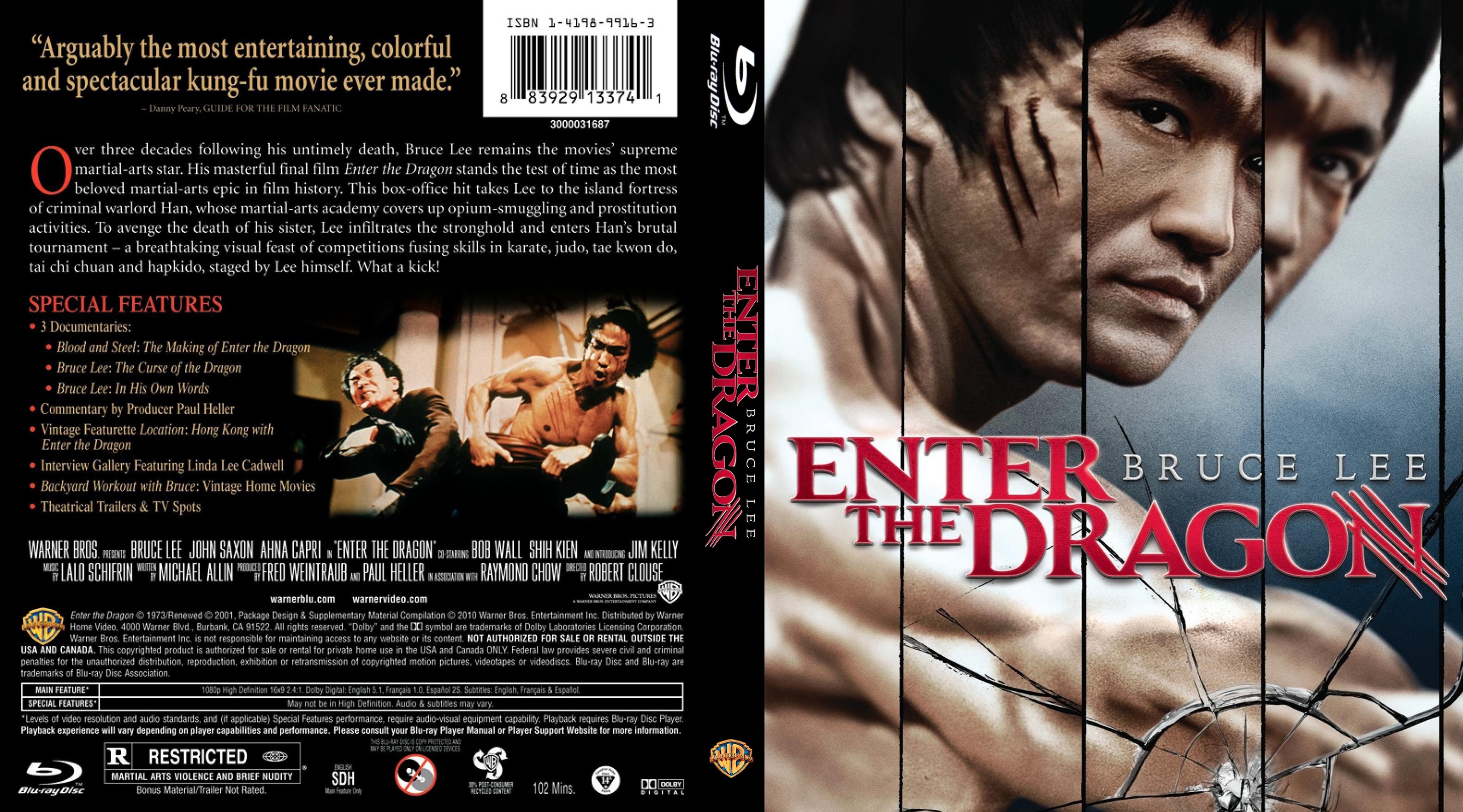 bruce lee enter the dragon dvd