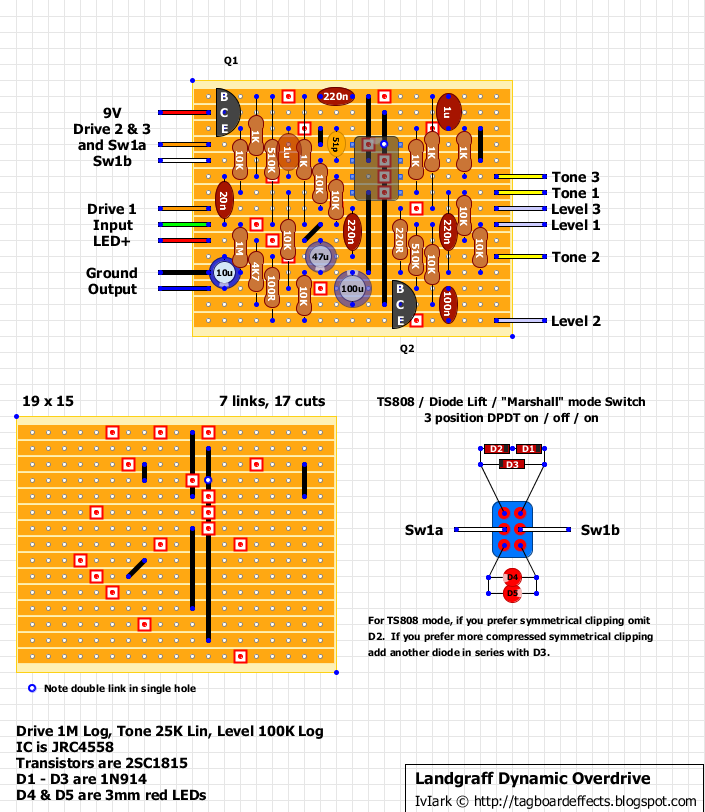 Guitar FX Layouts: Landgraff Dynamic Overdrive