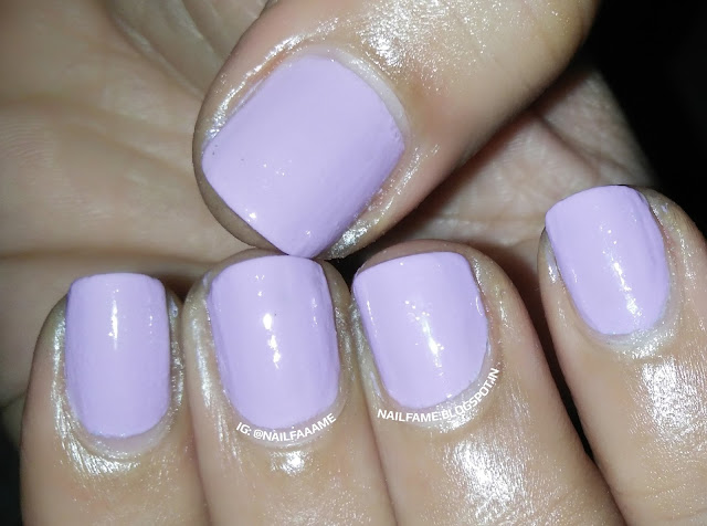 ELLE 18 MAUVY NISHIKA SWATCH REVIEW NAILART