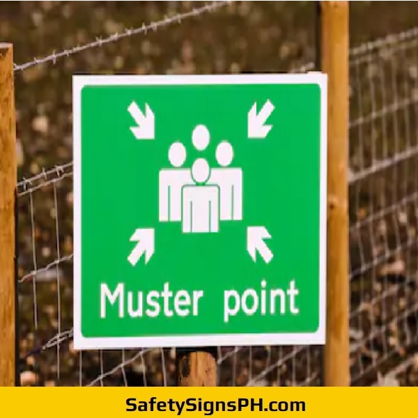 Outdoor Muster Point Signage