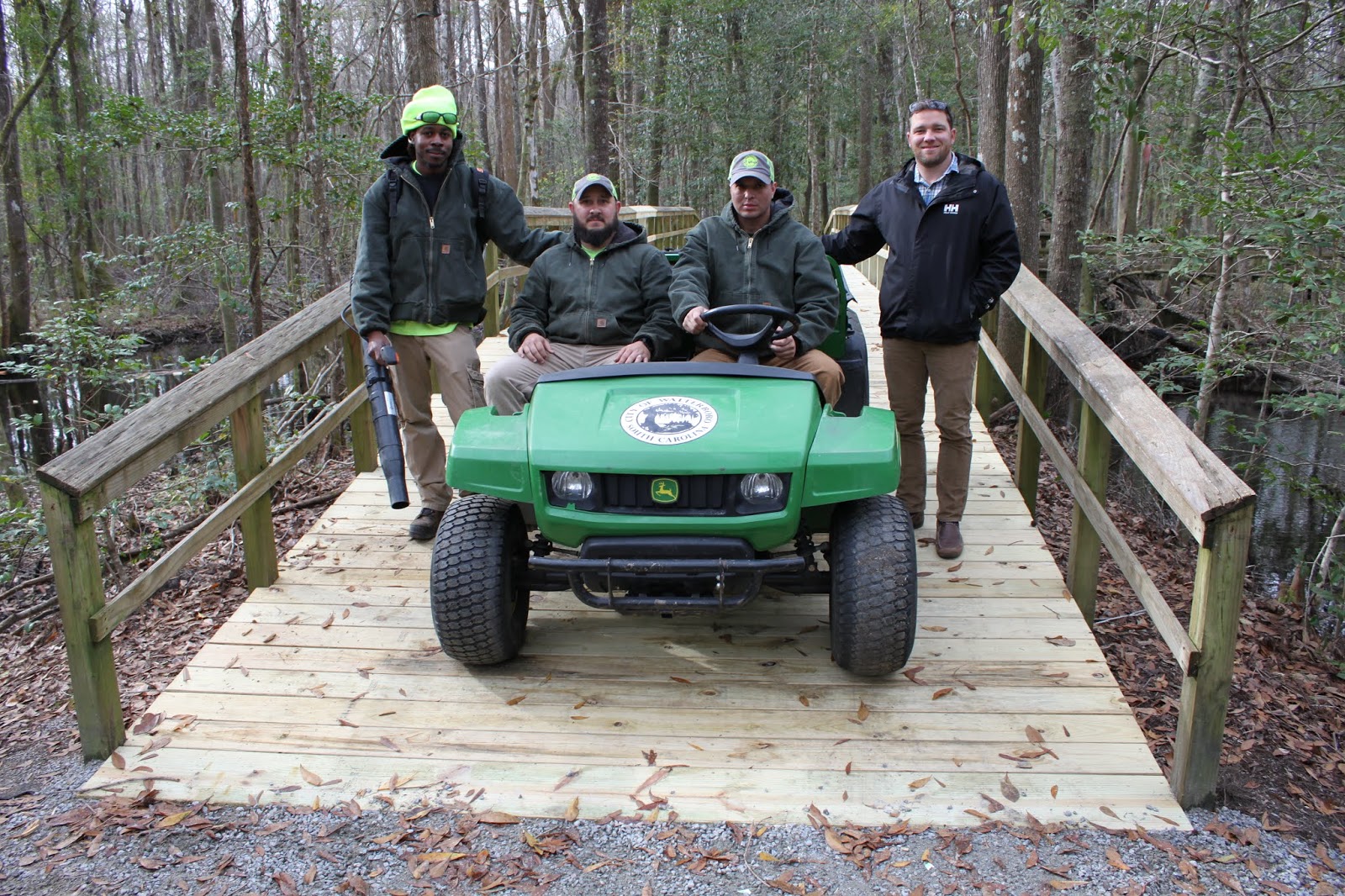 Lowcountry outdoors Beech Hill Trail Bridge Repair at Walterboro