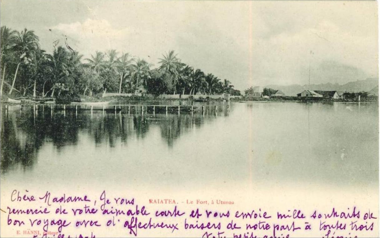 La Marcophilie Navale Envelopmer: Polynésie Française UTUROA