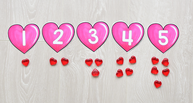 Valentine's Day CARDS AND COUNTERS