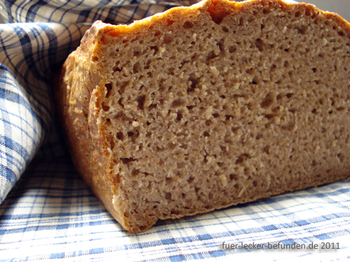 Für lecker! befunden: Roggenvollkornbrot mit Sauerteig