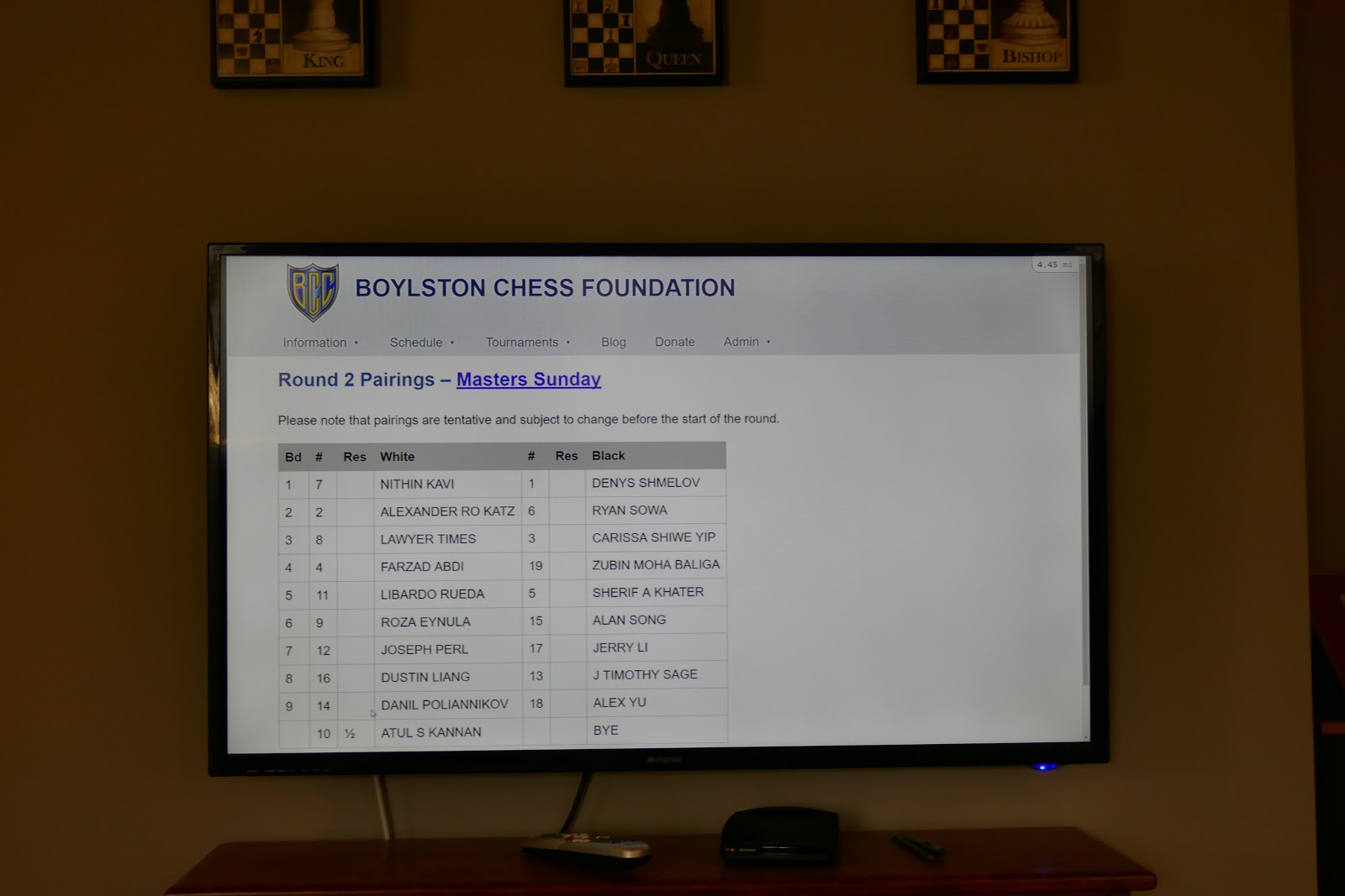 Boylston Chess Club log BCC SUNDAY MASTERS / GAME 60 / 4SS // IM DENYS SHMELOV CLEAR 1ST