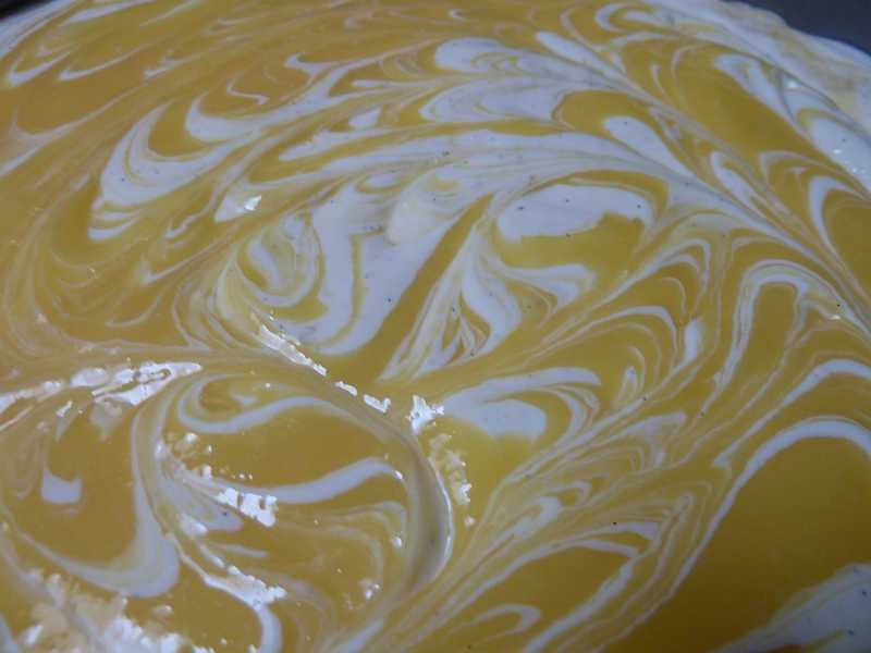 Prostmahlzeit: Frischkäse-Lemon Curd-Torte