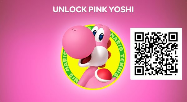 Wiisdom: Mario Tennis Open: Special QR Code Yoshi