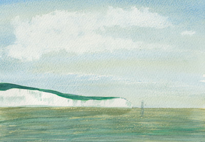 PETER GANDER ART The white cliffs of Dover