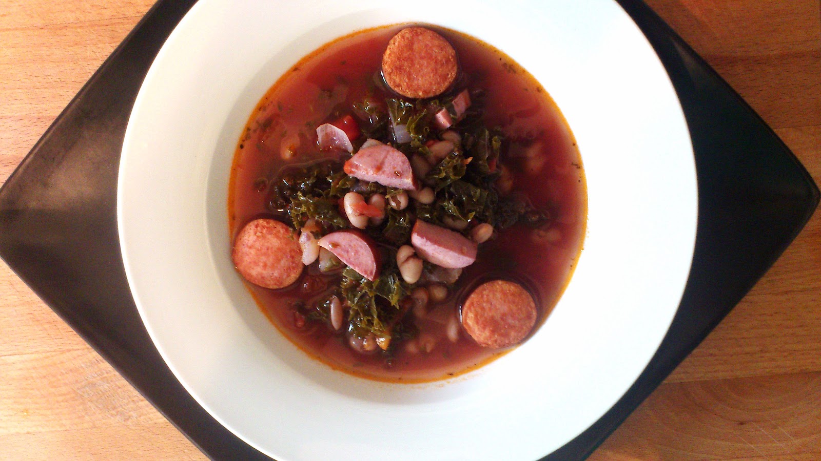 Soup Tuesday Russian Kale Soup with Smoked Sausage
