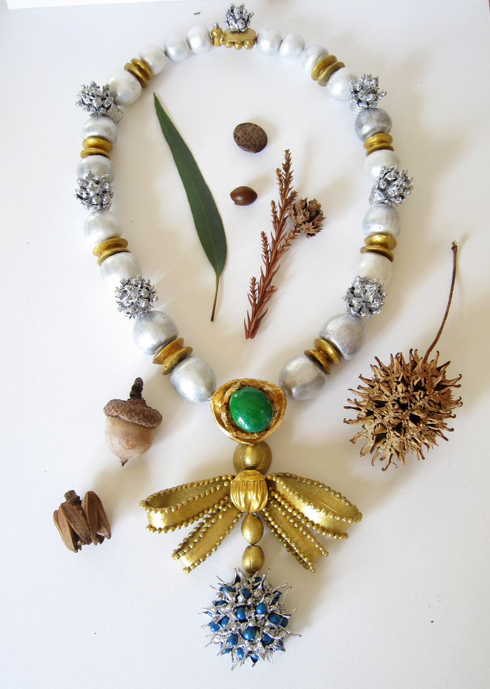 Gardens of Etsy Creative Play Jewelry from dried plant material