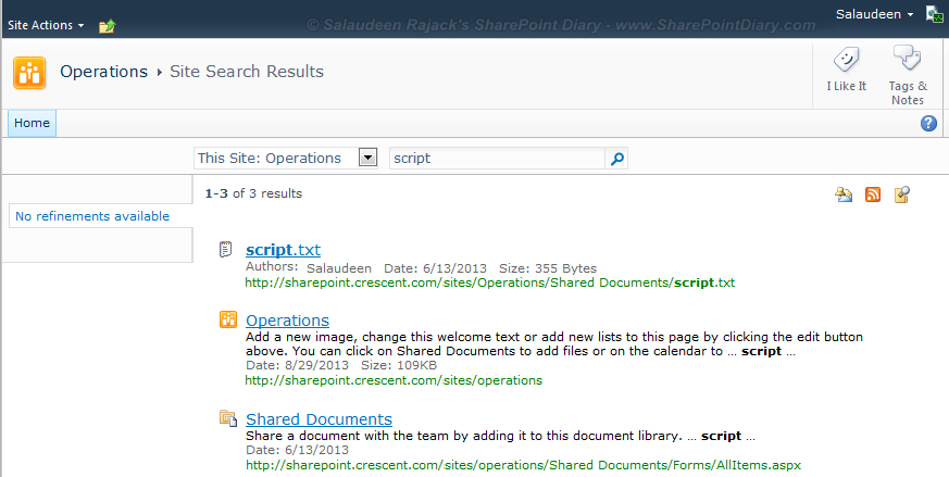 enabling wildcard search in sharepoint