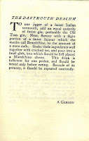 Recipe for "The Dartmouth Drachm."