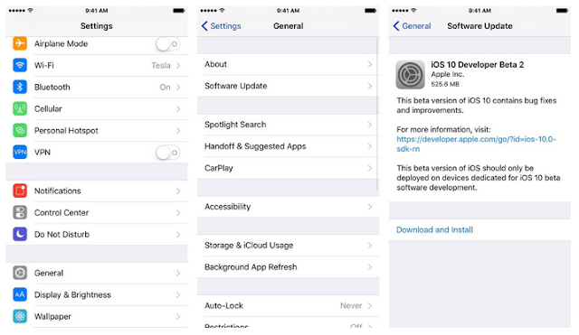 Cara Download dan Instal iOS 11 beta  ke iPhone atau iPad Anda, Begini Caranya