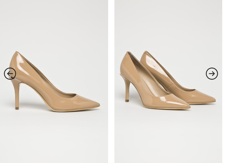 Guess Jeans - Pantofi cu toc eleganti moderni bej Guess Jeans - Pantofi cu toc eleganti moderni bej