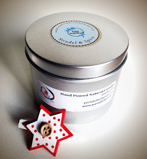 Strudel & Spice Soy Tin Candle by Purity Belle Candles