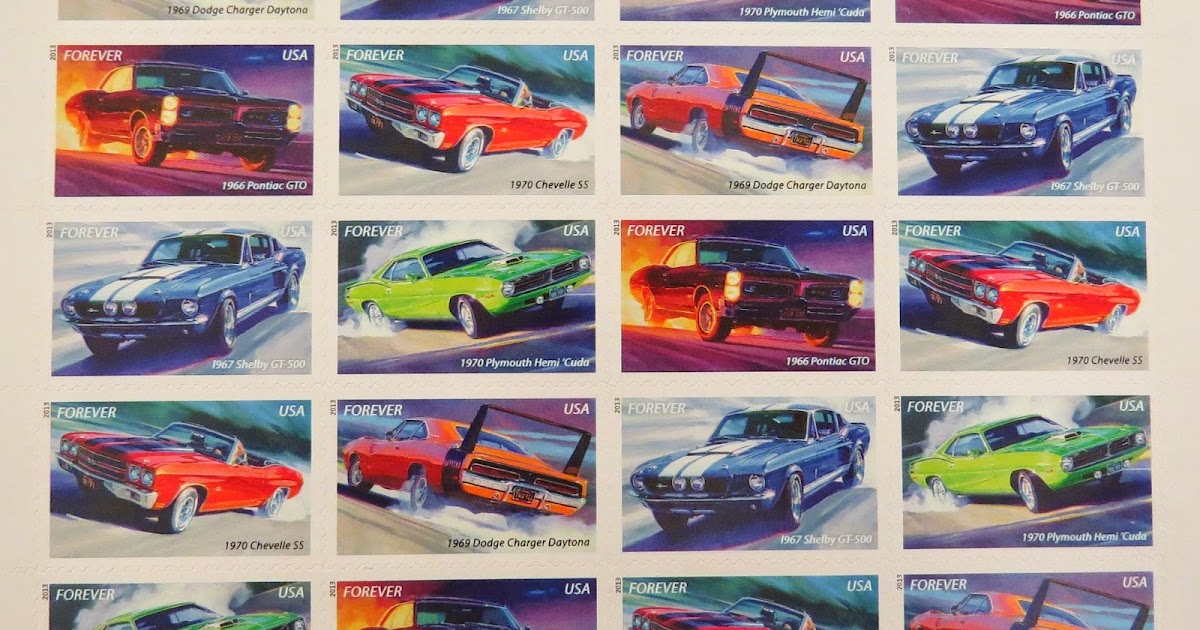 It has grown on me! Muscle Cars USPS Forever Stamps