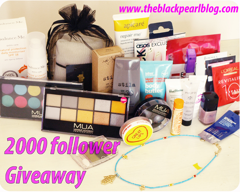 The Black Pearl Blog's 2000 Followers Giveaway