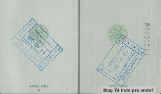 carimbo do Marrocos no passaporte