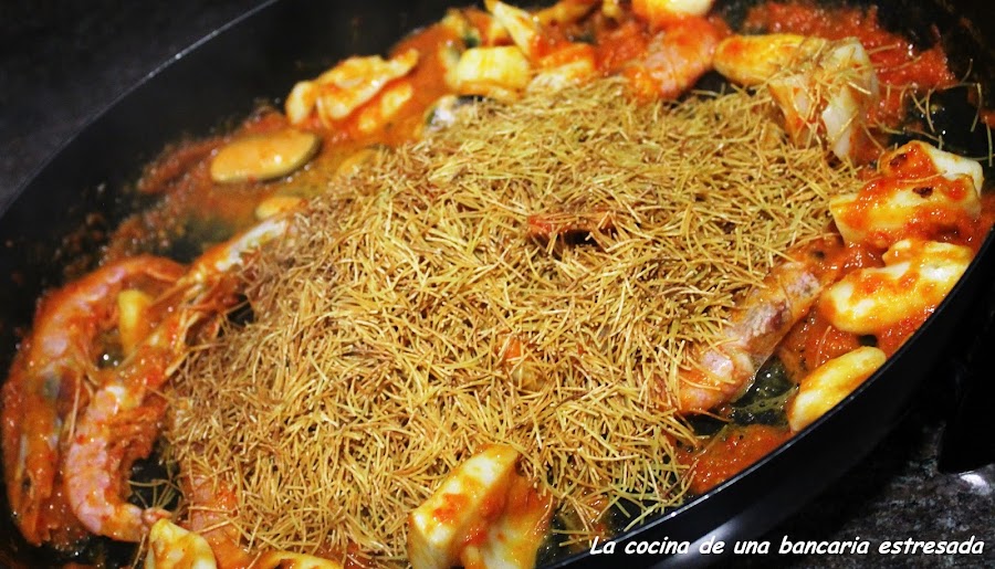 Receta de fideuá paso a paso