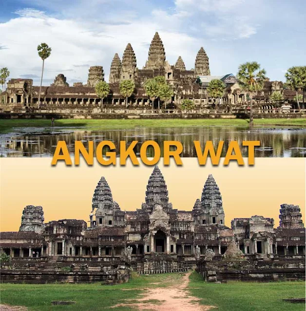 Bangunan peninggalan agama Hindu terbesar di Asia Tenggara Angkor Wat