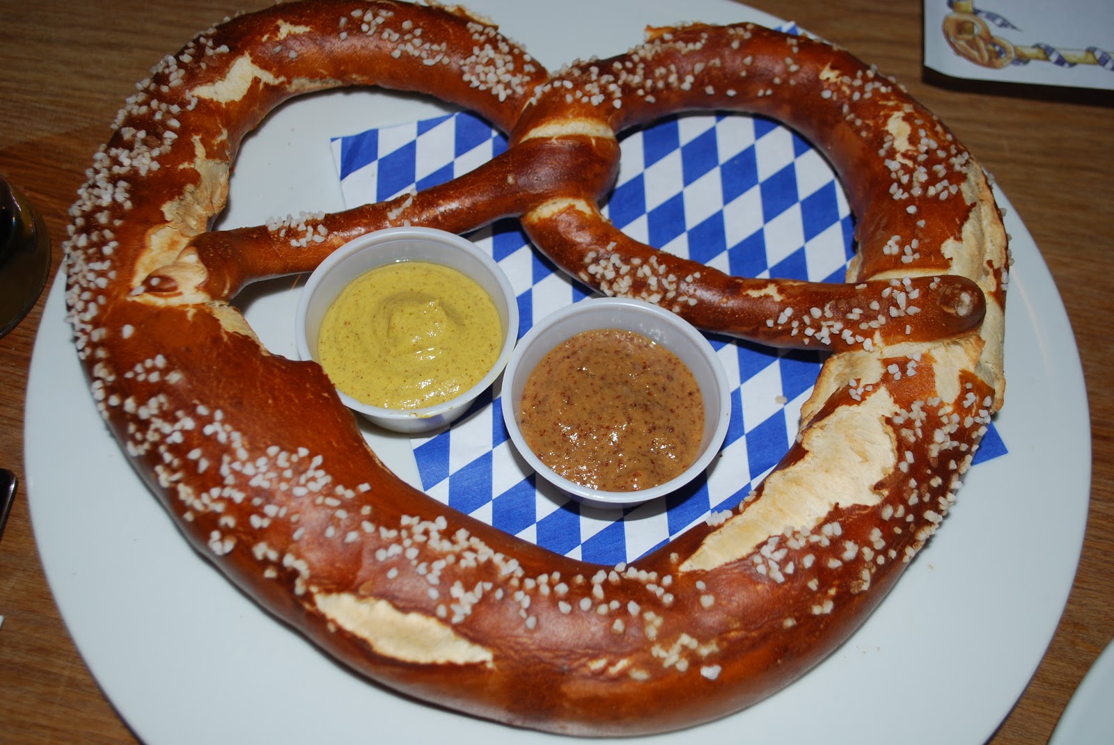 Hofbrauhaus Bavarian Pretzel a must try