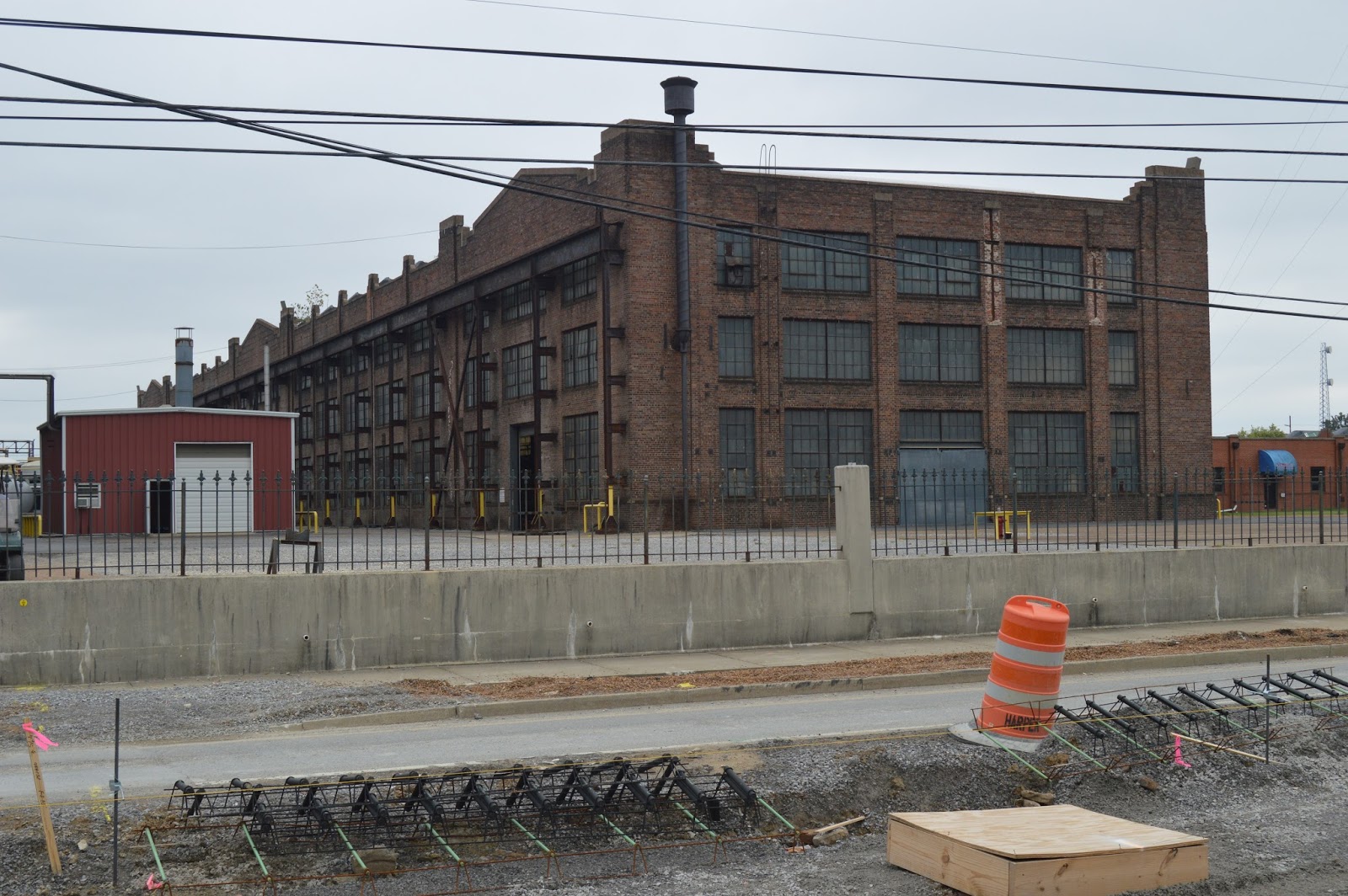 Industrial History Tie Rod Anchor Plates on Brick Buildings