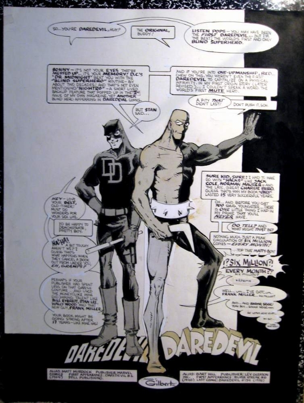 Kleefeld on Comics On isms The Mute Daredevil