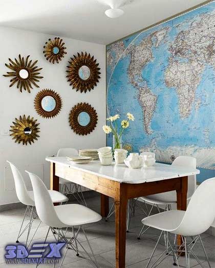 world map wall decor world map wall art world map wallpaper and murals