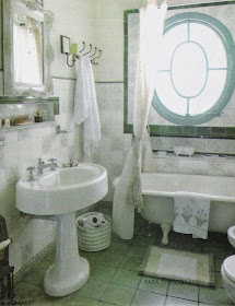 Quadrat: dos baños en verde